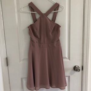 Nude Skater Dress